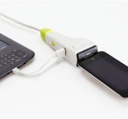 iDapt i1 Eco Friendly Universal Charger With Mini USB, Micro USB And iPod Tips