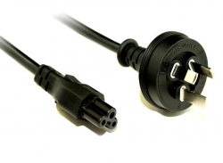 IEC C5 Clover Leaf Style Appliance Power Cable Black 10M