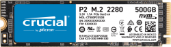 Crucial P2 500GB PCIe M.2 2280 SSD 2300R/ 940W Mb/s (Ct500P2Ssd8)