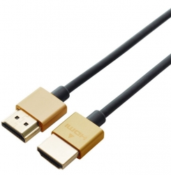 4cabling 2m Hdmi Cable V2.0 High Speed With Ethernet: Ultra Slim Round Series 022.007.0002