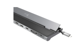 J5create JCD543 USB-C Triple Display Docking Station (USB-C to VGA/HDMI/DP, RJ45, SD card, USB-A x 3, USB-C x 1) Jcd543
