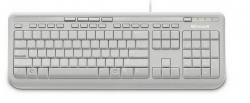 Microsoft Wired 600 Keyboard Only Usb 3 Year Anb-00034 Retail Pack White (Anb-00034)