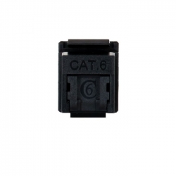 Cat 6 Rj45 Keystone Jack. Universal Termination (110/Katt). Push Dust Cover - 10 Pack Sy-504-180-Dbk