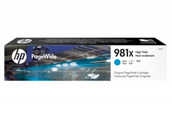 Hp 981x Cyan Original Pagewide Cartridge L0r09a