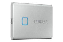 Samsung T7 Touch Portable Ssd 500Gb Silver (MU-PC500K/WW)