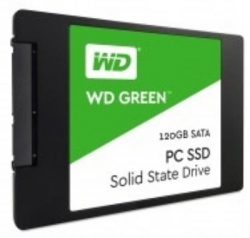Western Digital Ssd Green, 2.5 Form Factor, Sata Interface, 120gb, Cssd Platform, 3yr Warranty