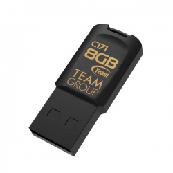 Team C171 Usb 2.0 Drive 8gb Black Tc1718gb01