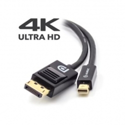 Alogic 2m Mini Displayport Todisplayport Cable Ver 1.2 Male To Male - Supports 4k Mdp-dp-02-mm