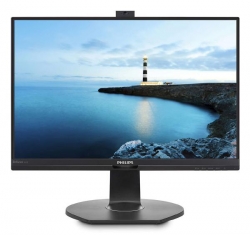 Philips Monitor 24" 16:9 Led 241p6qpjkeb 1920x1080 Power Sensor Input: Dp/ Vga/ Dvi/ Hdmi Vesa