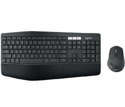 Logitech Wireless Keyboard & Mouse Combo, Mk850 Desktop, Black, Usb Receiver (powered By 2+1 Xaaa)