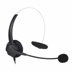 Shintaro Hands Free Phone Mono Headset - Designed For Ip Phone And Phones With A 2.5 Mm Jack Sh-132