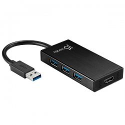 J5Create Juh450 Usb 3.0 Hdmi 3-Port Hub Juh450