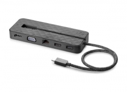 HP USB-C Mini Dock Hdmi Vga Usb 3.1 Usb 2.0 Rj45 Usb Type C 1Pm64Aa