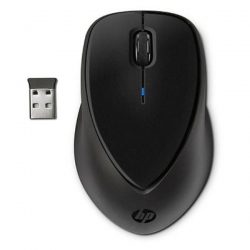 HP Wireless Mouse Comfort Grip, 3 Button, Optical, Nano USB Receiver, Scroll Wheel, Colour: Black