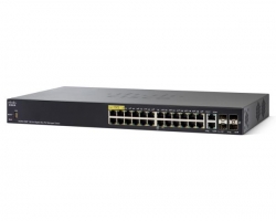 Cisco Sg 350 24-port Gigabit Managed Switch 24 Poe + Ports 382 Watts 2 Gbe &amp; 2 Combo Gb Sfp