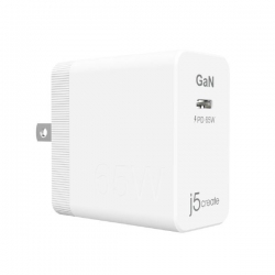 J5Create 65W Gan Pd Usb-C Mini Charger (Jup1365)