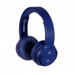 Laser Bluetooth Headphone On-Ear With Hands-Free Navy Blue - Moq 4 Ao-Headb18-N