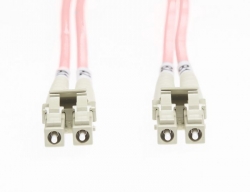 4Cabling 1M Lc-Lc Os1/ Os2 Singlemode Fibre Optic Cable: Salmon Pink (Fl.Os2Lclc1Mp)