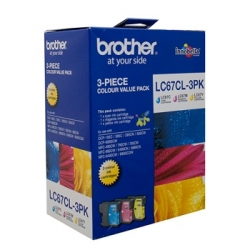 Brother Lc67cl3pk Lc-67 Colour Value Pack For Dc-385c