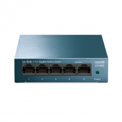 Tp-Link 5 Port Unmanaged Desktop Switch 10/ 100/ 1000 (5) Auto Negotiation Black 3 Yr Wt Ls105G