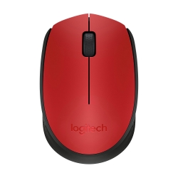 Logitech 910-004657: Logitech M171 Red Wireless Mouse Logmosm171rd