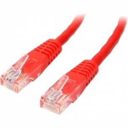 Startech 15m Cat5e Red Molded Rj45 Utp Cat 5e Patch Cable - 15 M Patch Cord M45pat15mrd