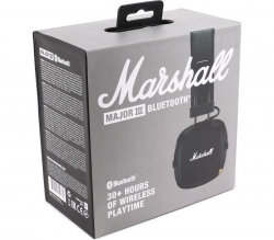 Marshall Major III Bluetooth Wireless On-Ear Headphones, Collapsible, 30 Hours Playtime, Built-in Mic and Control Knob 4092186