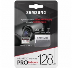 Samsung Pro Endurance 128GB Micro SDXC Card with Adapter 100MB/s U1 MB-MJ128GA