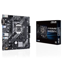 ASUS PRIME B460M-K mATX Motherboard Intel 10th Gen LGA1200, M.2 Support, DDR4, 1G Ethernet, USB 3.2 Gen1 USB Type-A Prime B460M-K