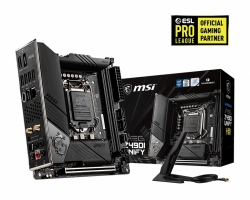 Msi Meg Z490I Unify 64Gb Ddr4 Mini-Itx M.2 Sataiii Raid 10Th Gen Lga1200 1Xdp 1Xhdmi 1Xpcie 2Xdimm Thunderbolt 3 Frozr Wifi 6 Mi-Mimo Twin Turbo M.2 Meg Z490I Unify