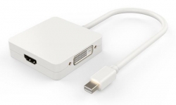 Blupeak Mini Displayport Male To Hdmi Dvi & Displayport Adapter (Lifetime Warranty) Mdhddad