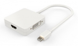 Blupeak Mini Displayport Male To Vga Dvi & Hdmi Adapter (Lifetime Warranty) Mdvdhad