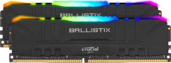 Crucial Ballistix Rgb 16Gb (2X8Gb) Ddr4 Udimm 3600Mhz Cl16 Black Aluminum Heat Spreader Intel Xmp2.0 Amd Ryzen Desktop Pc Gaming Memory Bl2K8G36C16U4Bl
