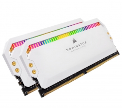 Corsair Dominator Platinum Rgb 16Gb (2X8Gb) Ddr4 3200Mhz C16 1.35V Udimm Xmp 2.0 White Heatspreaders For Amd Ryzen Desktop Pc Gaming Memory Cmt16Gx4M2Z3200C16W