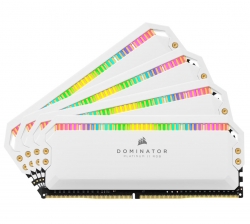 Corsair Dominator Platinum Rgb 32Gb (4X8Gb) Ddr4 3200Mhz C16 1.35V Udimm Xmp 2.0 White Heatspreaders Desktop Pc Gaming Memory Cmt32Gx4M4C3200C16W