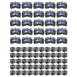 Merge Vr Mobile Ar/Vr Headset & Merge Holographic Cube Bundle 50 Cubes & 25 Headsets Ml-Vrg-01Mg-Arc-50Pk