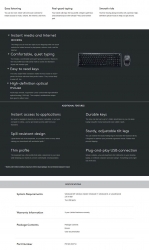 Logitech 920-002693:logitech Mk200 Media Keyboard Mouse Logcommk200