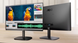 Aoc 23.8" Ips Low Blue Flicker Free Ultra Slim Monitor. Vga Hdmi 1.4. Vesa 100 X 100Mm. Office Business Home Monitor 24B2Xh