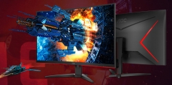 Aoc 31.5" Curved 1Ms 144Hz 2560X1440 Freesync Hdr Ultra Narrow Border Gaming Monitor - Dp/ 2Xhdmi/ Vga Tilt Vesa100Mm Low Blue Mode Flicker Free Cq32G2E