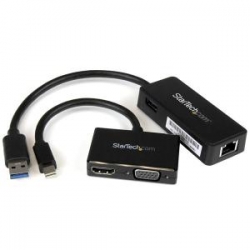 Startech Accessory Kit For Surface 3 And Surface Pro 3 - Mdp To Vga Or Hdmi - Usb 3.0 Gbe Adapter