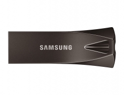 Samsung 64gb Bar Plus Usb Drive Titan Gray Metallic Chassis Usb3.1 Up To 200mb/s 5 Years Warranty