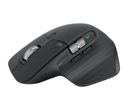 Logitech Mx Master 3S Wirelessmouse Unifying Receiver Or Bluetooth Graphite 1Yr Wty 910-005698