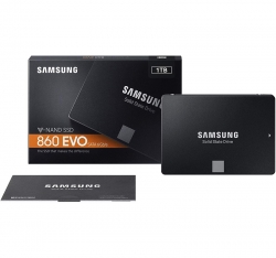 Samsung 860 EVO 1TB 2.5" SATA III Internal SSD V-Nand 7mm 550MB/s MZ-76E1T0BW