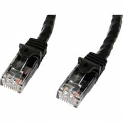 Startech 10m Black Gigabit Snagless Rj45 Utp Cat6 Patch Cable - 10 M Patch Cord N6patc10mbk