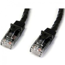 Startech 15m Black Gigabit Snagless Rj45 Utp Cat6 Patch Cable - 15 M Patch Cord - 15m Cat 6 Patch