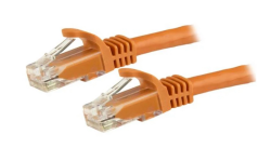 Startech Cable - Orange Cat6 Patch Cord 7.5 m CAT6 Patch Cable | Snagless | 100% Copper Wire | Orange | ETL VerifiedN6Patc750Cmor