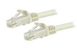 Startech Cable - White Cat6 Patch Cord 7.5 m CAT6 Patch Cable | Snagless | 100% Copper Wire | White | ETL VerifiedN6Patc750Cmwh