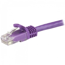 Startech Cable - Purple Cat6 Patch Cord 7.5 m CAT6 Patch Cable | Snagless | 100% Copper Wire | Purple | ETL Verified N6Patc750Cmpl