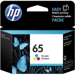 Hp 65 Tri-Colour Original Ink Cartridge N9K01Aa