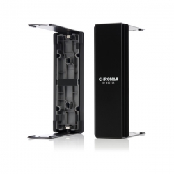 Noctua Na-hc4 Chromax.black Heatsink Cover For Nh-d15 Series Na-hc4-black